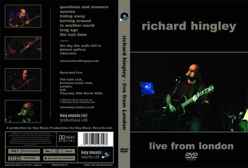 Live from London - Richard Hingley (DVD)